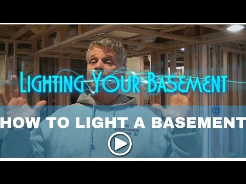 Video: Anong laki ng recessed lighting para sa basement?