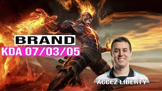 Brand vs Lillia Jungle | Accez Liberty | Challenger BR Patch 14.1 Season 14