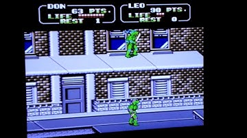NES mini or Android Micro-console? Playing: Turtles Ninja 2 (NES) 2P on M.O.J.O.