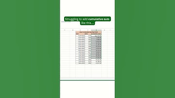 Need a running total in Excel? Here