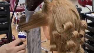 escova modelada cabelo longo
