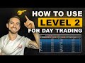 HOW TO USE LEVEL 2 DATA FOR DAY TRADING!!!