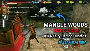 [Hard Mode] How to Complete “MANGLE WOOD" in “NINJA RYUKO" Full Gameplay video || Part - 2