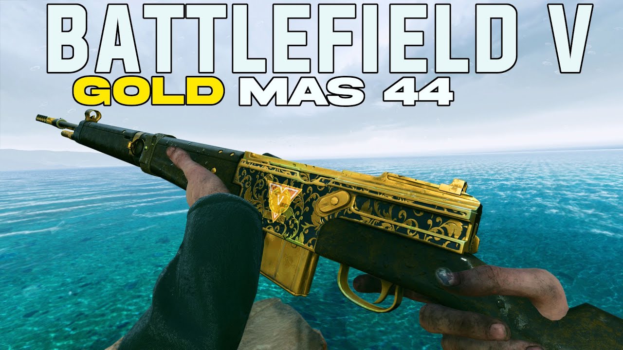Battlefield V Unlocking Gold on The Mas 44