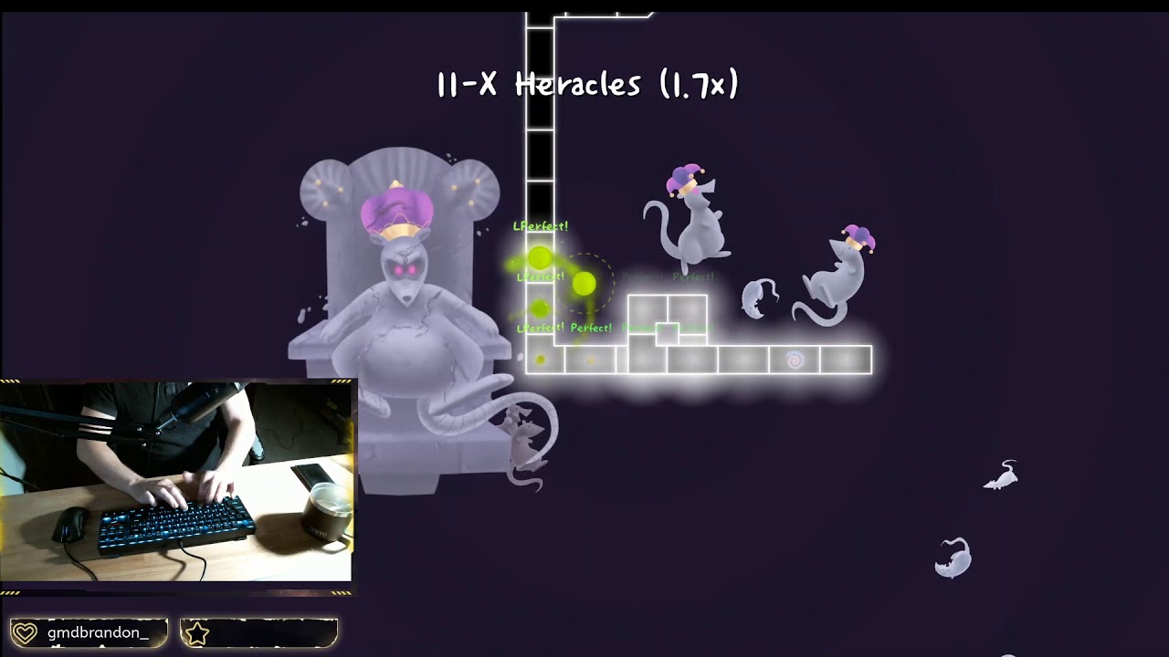 ADOFAI Heracles 11-x Speed Trial (1.7x) Clear