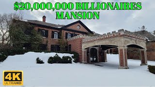 Exploring a Bankrupt Billionaires $20 Million Dollar Mansion | $20,000,000 Abandoned Mansion