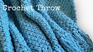 Easy Crochet Blanket Tutorial  The Fisherman Throw Coziness Reimagined!