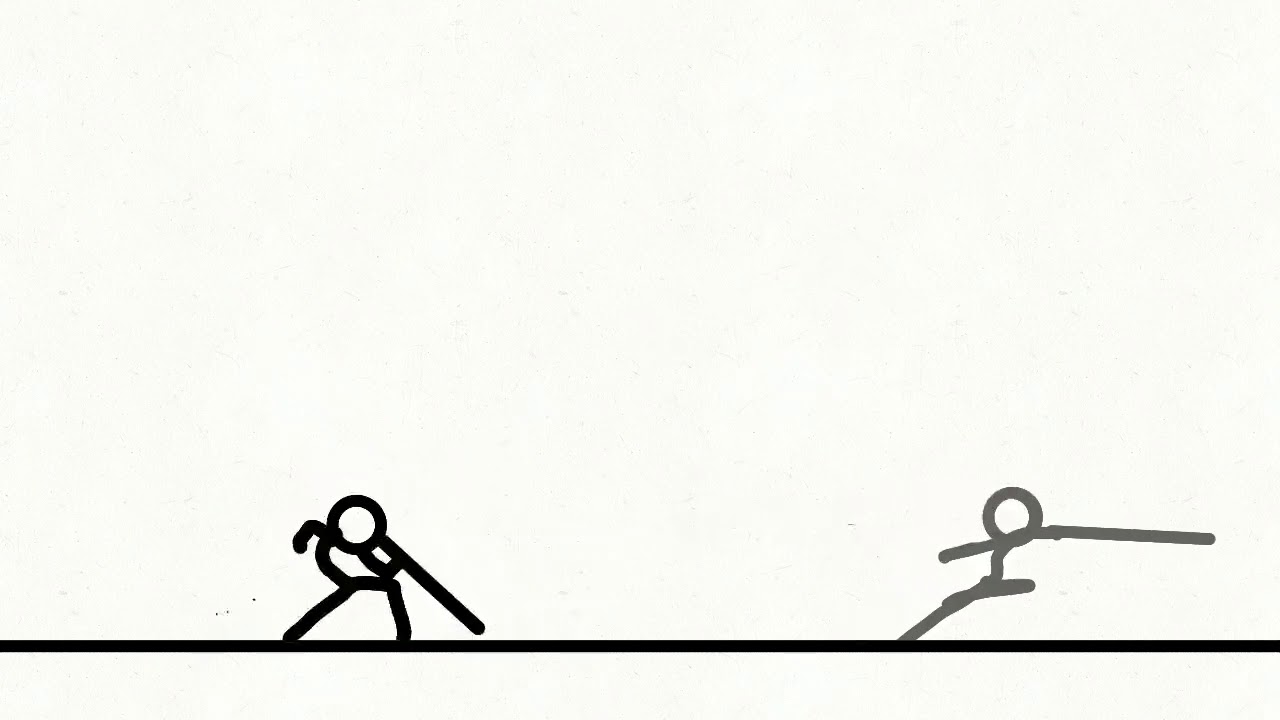 パラパラ漫画的な 棒バト Youtube