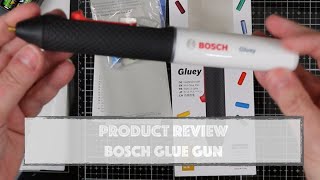 Craft Product Review || Bosch Gluey Glue Gun + Rolled Flower Halloween Layout