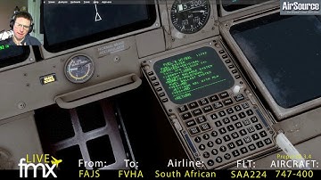 FlyManx Live: 747 FMC SETTINGS