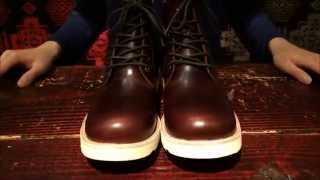 SLOW WEAR LION │ OB-8593 オイルドレザープレーンMIDブーツ BROWN