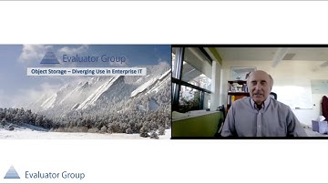 EG Video Insight: Object Storage - Diverging Use in Enterprise IT