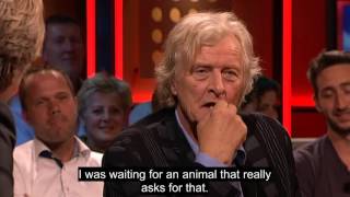 Rutger Hauer On De Wereld Draait Door September 18 2013 With English Subles