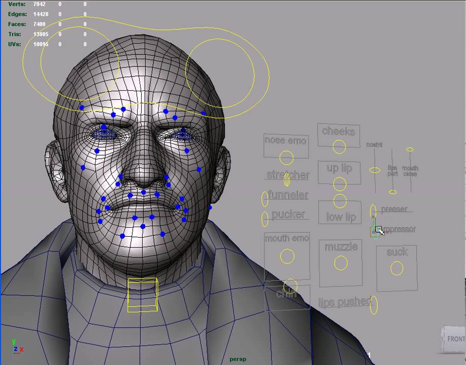 Maya Facial Rig 57