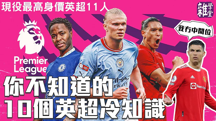 10个英超纪录｜英超2022/23身价最高11人 英超历史最高转会费球员 最多入球神射手 最佳球员 最佳领队 夺冠球会 曼联 曼城 车路士 阿仙奴 利物蒲 C朗拿度IG破世界纪录 - 天天要闻