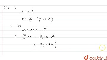 A monochromatic point source`(S_(1))` is at a distance d from a screen. Another identical `