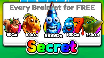 I Unlocked EVERY BRAINROT FOR FREE in Brainrot Evolution!