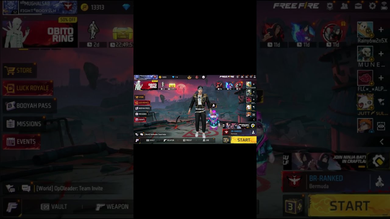 Kid Aura Farming On Boat In FREE FIRE Freefireshorts Garenafreefire