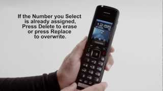Assign a Contact to a Speed Dial Number - IP4100
