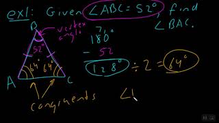 Geometry 2 4 Isosceles Triangles