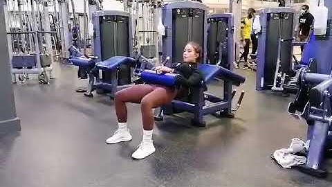 KAS Hip Thrust on Leg Curl Machine