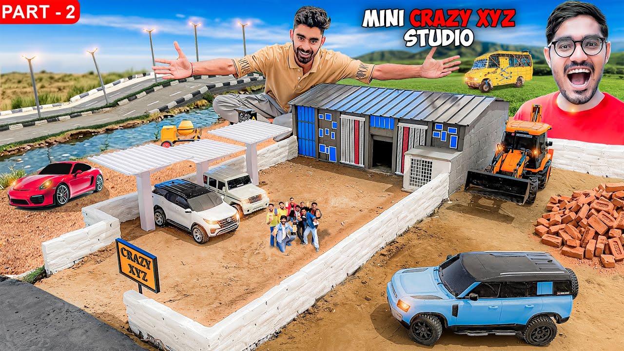 Xyz Build I Build Mini CRAZY XYZ studio using mini bricks with Rc Tractor 🔥 ...
