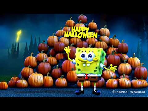 AI 111 Spongebob Schwammkopf Squarepants - Happy Halloween