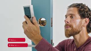 SmartCode™ 270 touchpad electronic deadbolt Installation Video by Kwikset 74,901 views 1 year ago 6 minutes, 55 seconds