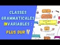 Classes grammaticales invariables : révision essentielle ✍️