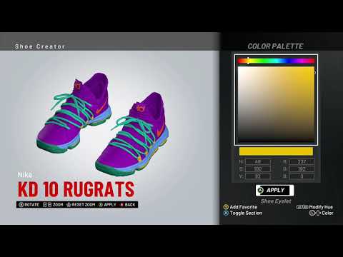 kd 10 shoes customize