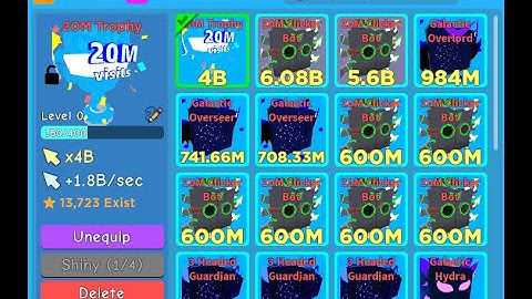 Hatching The Super Rare 20M Trophy (9e-4%!) ON CAMERA! (Clicker Simulator)