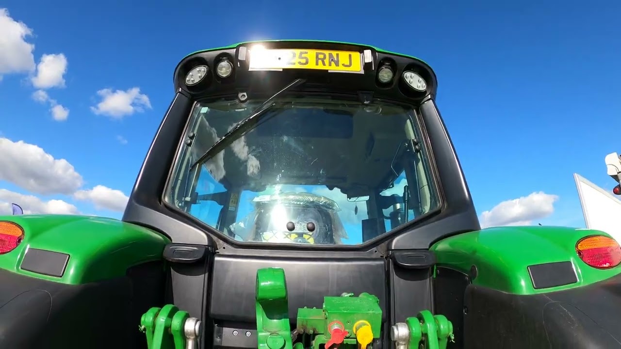 2025 John Deere 6M 145 Diesel Mid Size Tractor (145/160/165/171HP) Farol at Flintham Ploughing Match
