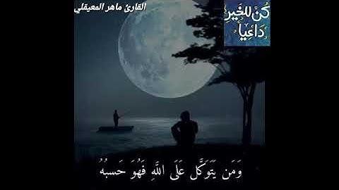 الشيخ ماهر المعيقلي تلاوات قصيرة مؤثرة استمع بقلبك