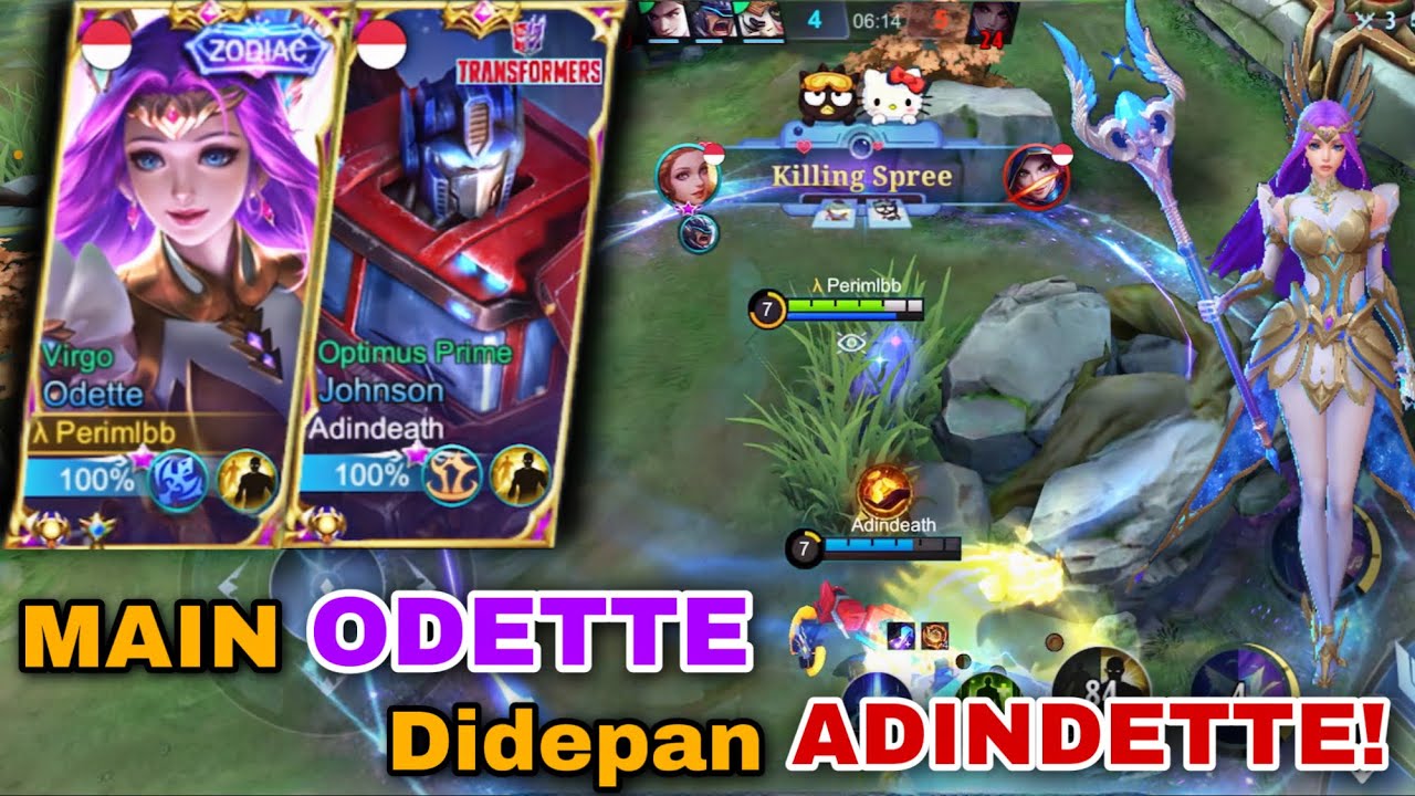 MAIN ODETTE DIDEPAN ADINDETTE DAN LUNOX! HAHA SERU PARAH COI