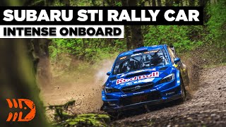 Intense Rally Onboard | Subaru Motorsports USA | Olympus Rally 2021