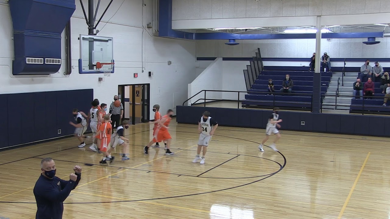 Haslett Middle School 7th Grade Boys Basketball (A) vs Charlotte YouTube