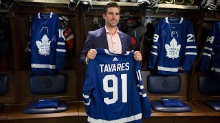 Maple Leafs introduce John Tavares
