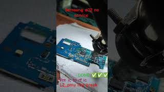 Samsung a02 no service fixed #smartphone #deadmobilerepair #deadmobilesolution #ufixers #deadrepair
