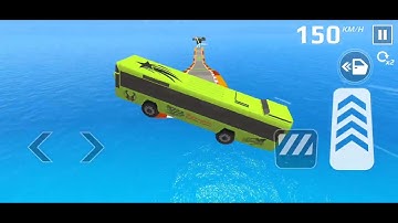 Crazy Bus Mega Ramp Impossible Racing Bus Stunts Impossible Tracks - Android Gameplay