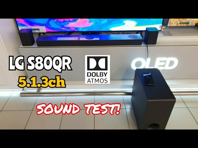 LG S80QR 5.1.3ch Hi-Res Dolby Atmos Soundbar | Sound - YouTube