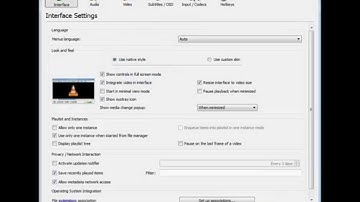 VLC Settings To Play CCTV Footage