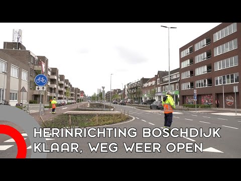 Herinrichting Boschdijk klaar, weg weer open: Het is nu veel veiliger