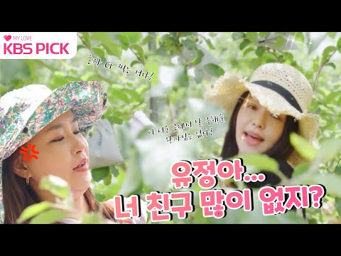 [#빼고파] &amp;quot;<strong>유정아</strong> 너 친구 없지?&amp;quot; 사과 따다 CF 찍는 꼬북좌에게 돌직구 날리는 배쌤!|KBS 방송