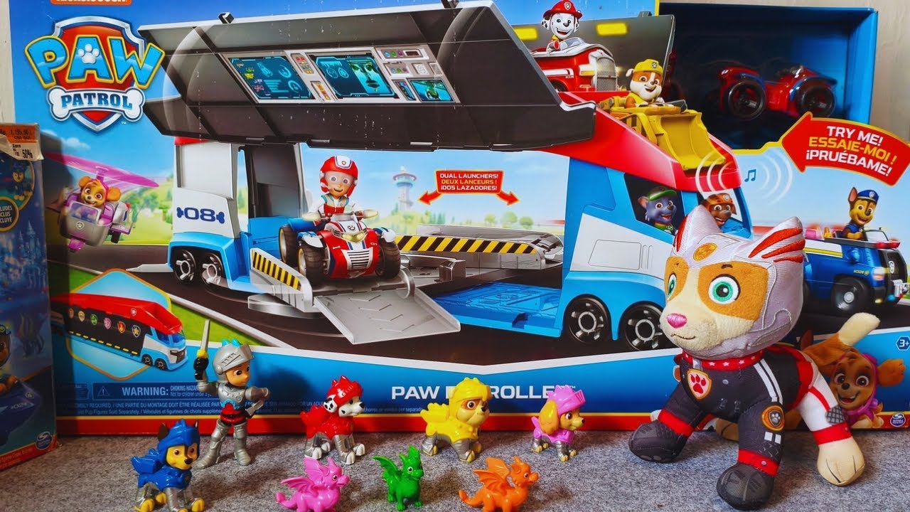 Paw Patrol Toys Unboxing ASMR I Paw Patroller | Big Transport Vehicle | Rescue Wheels