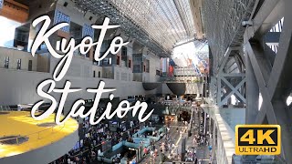 [4K] Kyoto Station Unveiled: Walking Through a Portal of Astonishing Design!