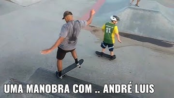 Uma manobra com ANDRÉ LUIZ | FS 5-0 to Switch Crooked Grind - Vídeo #6