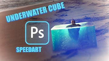 I Made An Underwater Cube World | Photo Manipulation | Photoshop Speedart