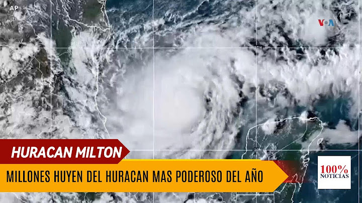 Huracan MIlton llega con todo su poder a la Florida causando éxodo masivo