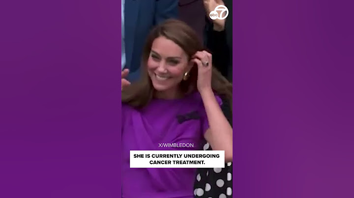Princess Kate appears at Wimbledon