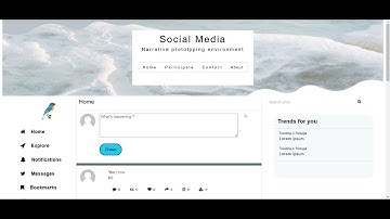 Narrative prototyping environment